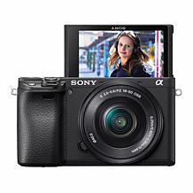 Sony Alpha a6400 24MP Mirrorless Digital Camera w/16-50mm Lens Bundle