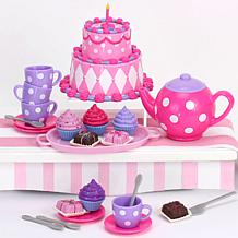 Sophia's by Teamson Kids Small Pink Tea Party Set for 18" Dolls
