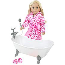 Sophia's by Teamson Kids White Bath Tub for 18" Dolls