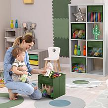 Sorbus 11" Foldable Storage Bin 6-pack with Clear Window