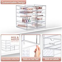 Sorbus 2-pk Makeup Organizers with 10 Drawers