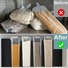 Sorbus 2pk Food Dispenser Containers w/Lids, Labels & Marker