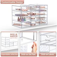 Sorbus 3-pk Makeup Organizer With 14 Drawers