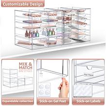 Sorbus 4-pk Makeup Organizer With 22 Drawers