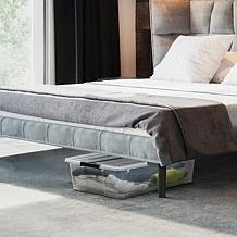 Sorbus Clear Underbed Storage Bin 40qt