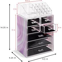 Sorbus® Cosmetic Makeup and Jewelry Storage Case Display