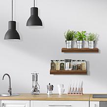 Sorbus Floating Shelf Set 16.25" x 5.5" 2-pack