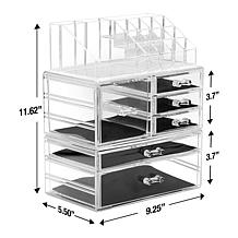 Sorbus Large Makeup Storage Organizer 3-Piece Set