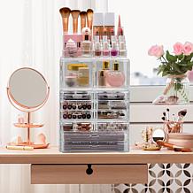 Sorbus Makeup and Jewelry 12-Drawer Display Case Organizer - Marble