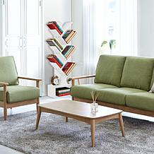 Sorbus Modern Tree Bookshelf 44.25"L x 15"W x 7.75"H