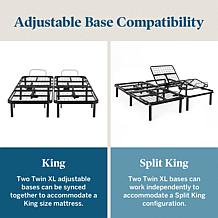 South Street Loft Adjustable King Base w/Massage & Incline