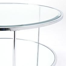 Southern Enterprises Carson Cocktail Table - Chrome