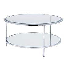 Southern Enterprises Carson Cocktail Table - Chrome