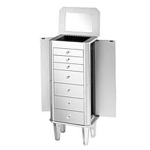 Southern Enterprises Christi Mirrored Jewelry Armoire