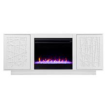 Southern Enterprises Delgrave Color Changing Fireplace w/ Storage