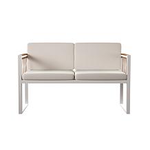 Southern Enterprises Everly Cushioned Outdoor Loveseat Settee