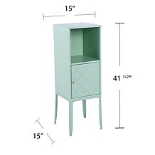 Southern Enterprises Herzo Tall Storage Cabinet - Mint