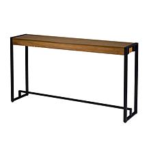 Southern Enterprises Holly & Martin Macen Console- Weathered Oak/Black