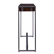 Southern Enterprises Holly&Martin Macen Console- Dark Tobacco/Gunmetal