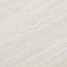 Southern Enterprises Jennly Round Faux Marble Cocktail - Chrome