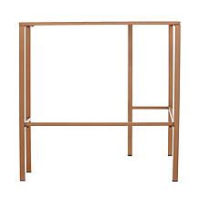 Southern Enterprises Linklater Metal/Glass Corner Desk - Gold