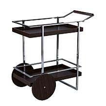 Southern Enterprises Lorengo Rolling Bar Cart