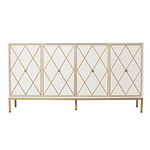 Southern Enterprises Marradi Sideboard Cabinet w/ Storage - Cream