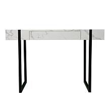 Southern Enterprises Movi Modern Faux Marble Desk
