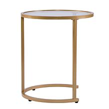 Southern Enterprises Opalyn 2-Piece Nesting Side Table Set - Gold