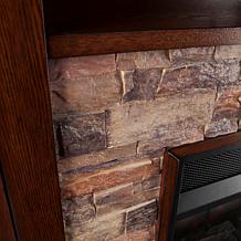 Southern Enterprises Redden Corner Convertible Electric Fireplace