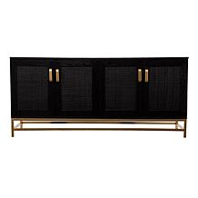 Southern Enterprises Rolliston Contemporary 4 Door Media Console