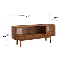 Southern Enterprises Simms Midcentury Modern Media Console