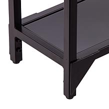 Southern Enterprises Stace Narrow Metal Console Table - Black