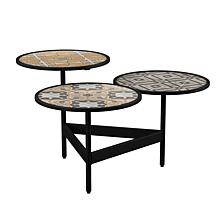 Southern Enterprises Trenlon Outdoor 3 Tier Cocktail Table