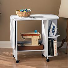 Southern Enterprises White Sewing and Craft Station