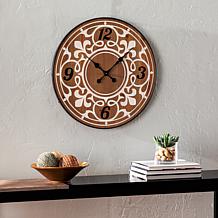 Southern Enterprises Yardlynn Round Wall Clock