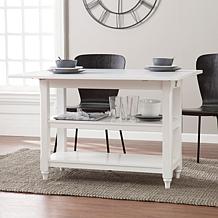 Southern Enterprises Yarrow Convertible Console To Dining Table