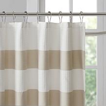 Spa Waffle Shower Curtain with 3M Treatment - Taupe/72"