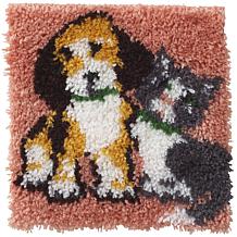 Spinrite Wonderart Latch Hook Kit 12"X12" - Best Friends