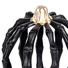 Spooky Lane Set of 3 LED Skeleton Pumpkins