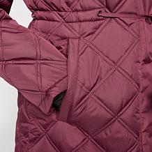 Sporto® Meg Quilted Mid-Length Hooded Jacket