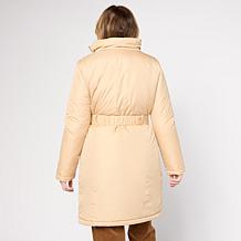 Sporto® Melody Detachable Hood Longline Puffer Coat