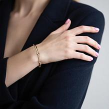 SStately Steel Stainless Steel Ball Wire Cuff Bangle Bracelet