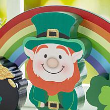 St. Patrick's Day Wooden Table Block 4-piece Set 12"L