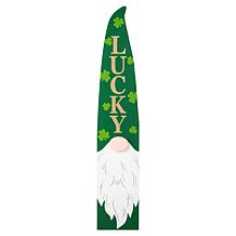 St. Patrick's Wooden Gnome Porch Decor