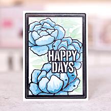 Stamps By Me Framed Florals 13-Piece Card-Making Kit