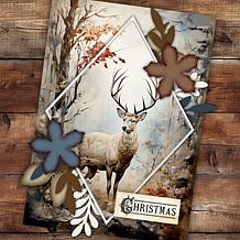 Stamps By Me Holly and Berry Christmas Theme 77-piece Kit