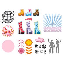 Stamps By Me Step to the Groove Stencil, Stamp and Die Kit