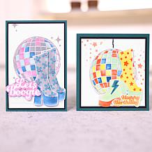 Stamps By Me Step to the Groove Stencil, Stamp and Die Kit