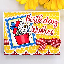 Stamps of Life Birthday Wishes A2 Card Size Bundle